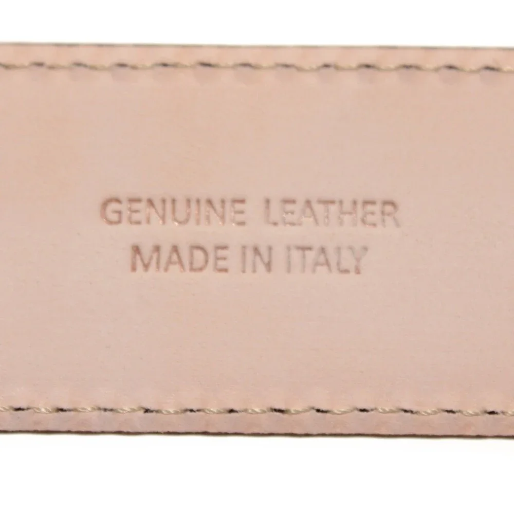 Di Bianco NWT Cut to Size Dress Belt In Solid Brown Leather One Size
